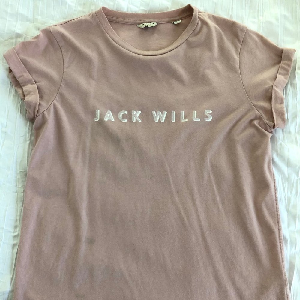 Jack Wills Pink Short Sleeve Tee
